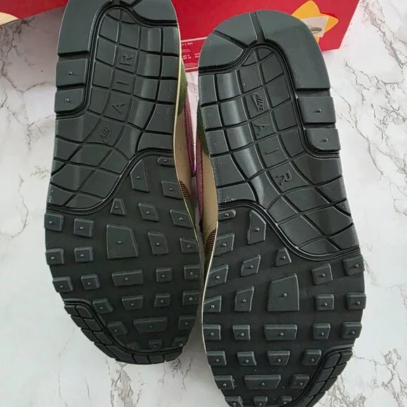 nike air max 1 nh sz 7 treeline/light bordeaux DR9773-300 - Picture 4 of 7